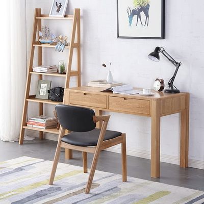 Cattedra da pranzo in cuoio in PU con lavorazione in legno massello