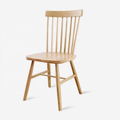 Sedile da pranzo in legno massello moderno e senza piegatura per la decorazione della sala da pranzo