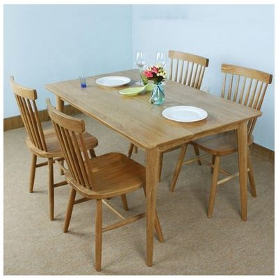 Sedile da pranzo in legno massello moderno e senza piegatura per la decorazione della sala da pranzo