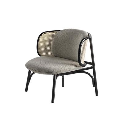 Sedile di legno mono rattan per il più recente design Sedile in legno imbottito W68*D70*H82cm