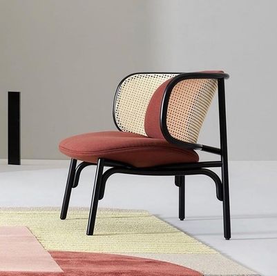 Sedile di legno mono rattan per il più recente design Sedile in legno imbottito W68*D70*H82cm