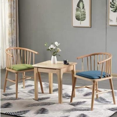 Moderno Design Impilazione Winsor Sedile da pranzo Mobili in legno massello per ristorante Nordic Custom