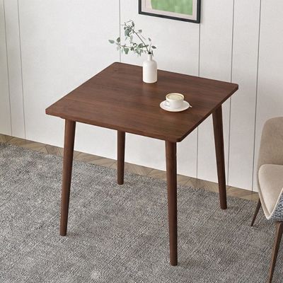 Colore personalizzato Sala da pranzo in legno massello Tavolo da caffè quadrato Tavolo da caffè moderno leggero lusso piccolo quadrato
