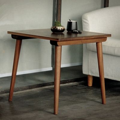 Colore personalizzato Sala da pranzo in legno massello Tavolo da caffè quadrato Tavolo da caffè moderno leggero lusso piccolo quadrato