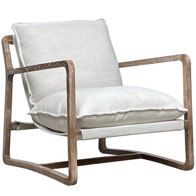 Arredamento del soggiorno Miglior sedia in legno con sedile imbottito e telaio in legno massello