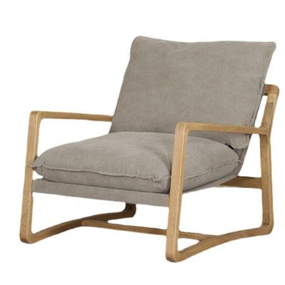 Arredamento del soggiorno Miglior sedia in legno con sedile imbottito e telaio in legno massello