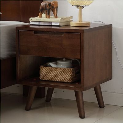 Tavolo da notte in legno massello Armadio di stoccaggio di moda per la decorazione di camera da letto e soggiorno
