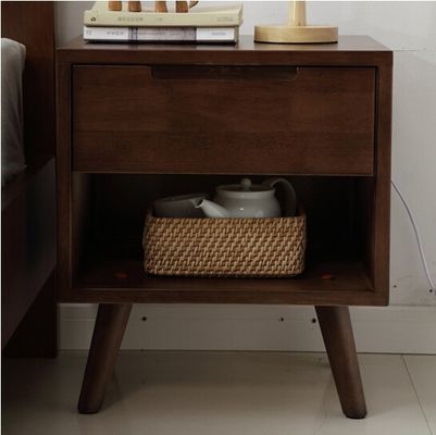 Tavolo da notte in legno massello Armadio di stoccaggio di moda per la decorazione di camera da letto e soggiorno