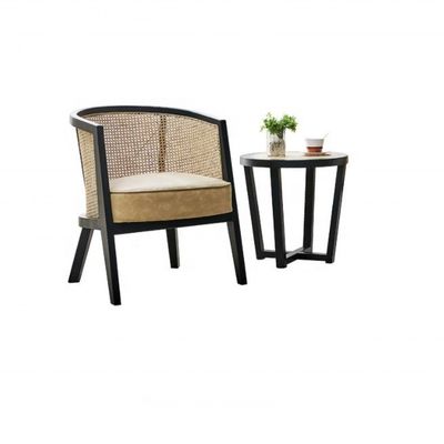 Arredamento per esterni Moderno Nordico Francese In Legno Massello Rattan Sedie di Sospirazione Con Ricambio Curvo e Colore Personalizzato