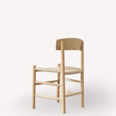 High End Legno massello Giapponese corda tessuta schienale curvo Sedia per svago all'aperto NO Soluzione piegata Selezione Tipo versione