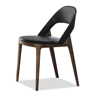 Moderna sedia in legno nordico per arredamento design ristorante sala da pranzo imbottita