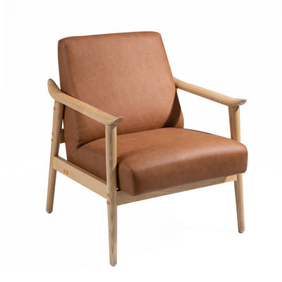 PU tappezzata Nordic colorata rosa in legno massello intagliato personalizzato in legno piegato Bistro Sedile da ristorante in legno Un anno di garanzia