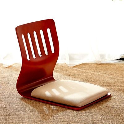 Confortevole in stile giapponese Sedile tatami in legno impilabile Sedile di svago senza gambe Tatami impilabile Accento in legno giapponese