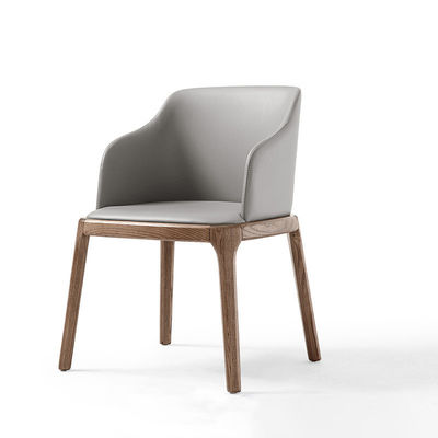 Sedia da pranzo di lusso in grigio nordico di lusso completamente in tessuto di lusso stile moderno per mobili da pranzo