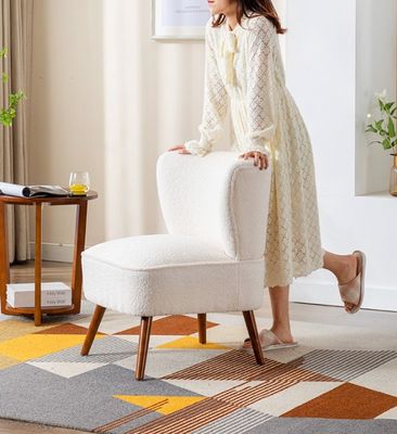 Buona progettazione Poltrone mono divano peloso per mobili da letto e soggiorno