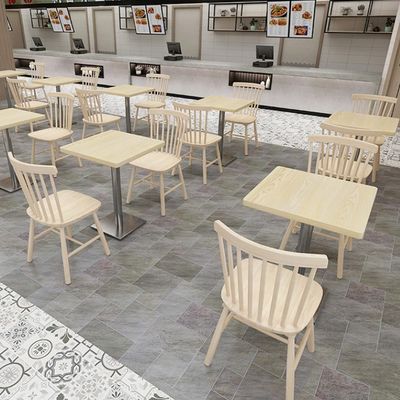 Posta Imballaggio Tavolo da pranzo Poltrona Combinazione per snack bar in fast food