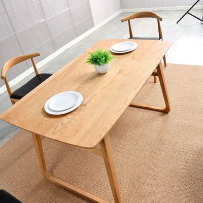 Home Arredamento Garanzia Tavolo da pranzo in legno rettangolare per la decorazione della sala da pranzo