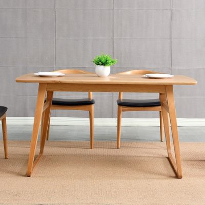 Home Arredamento Garanzia Tavolo da pranzo in legno rettangolare per la decorazione della sala da pranzo