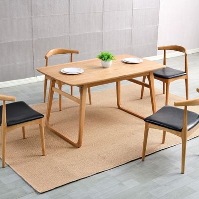 Home Arredamento Garanzia Tavolo da pranzo in legno rettangolare per la decorazione della sala da pranzo