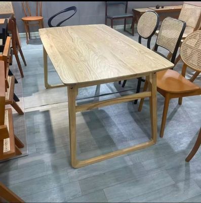 Home Arredamento Garanzia Tavolo da pranzo in legno rettangolare per la decorazione della sala da pranzo