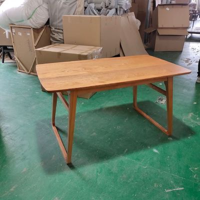 Home Arredamento Garanzia Tavolo da pranzo in legno rettangolare per la decorazione della sala da pranzo