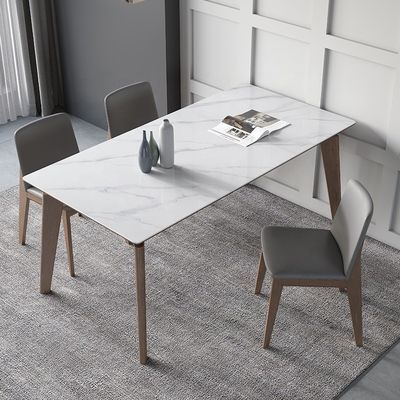 Disegni moderni Tavolo da pranzo in legno massello per camera da letto e sala da pranzo