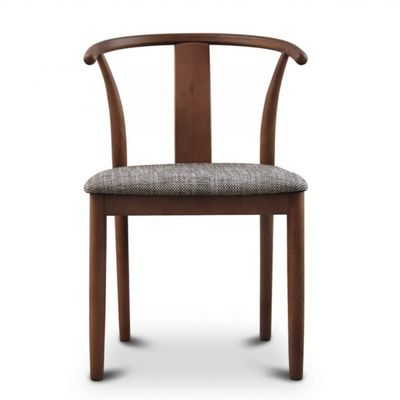 Mobili da caffè d'epoca di legno massello Sedile da pranzo Wishbone con cuscino e mahogany Finitura due anni di garanzia