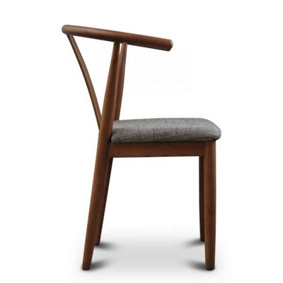 Mobili da caffè d'epoca di legno massello Sedile da pranzo Wishbone con cuscino e mahogany Finitura due anni di garanzia