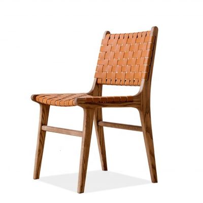 Due anni di garanzia Sedile da pranzo in legno con telaio in legno massello e cuscino in pelle in PU