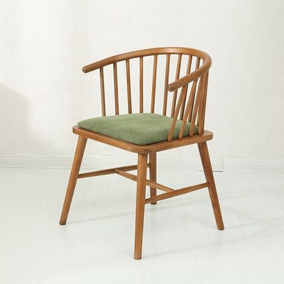 Arredamento di sala da pranzo di design moderno schienale braccioletto Sedile da pranzo in legno in design elegante