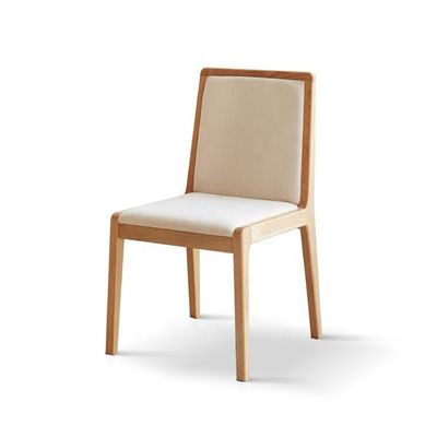 Sedile da pranzo in legno massello tappezzato nordico