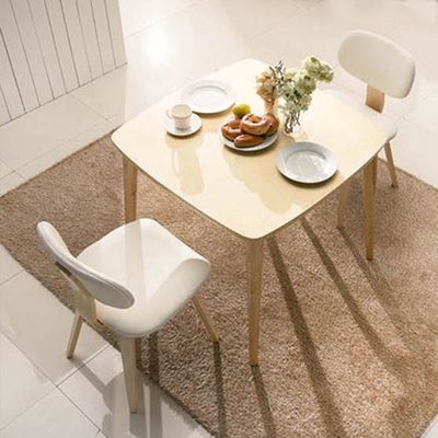 Poltrone da pranzo in legno di quercia in cuoio PU imbottito di tessuto