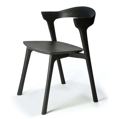 Elegante e confortevole seduta di riposo in legno di cenere moderno per caffetteria hotel ristorante 53cm*50cm*76cm
