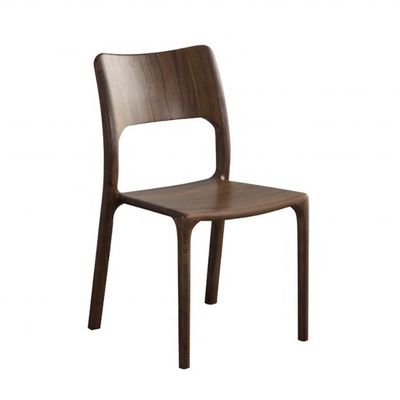 Altezza regolabile Disegno di lusso Sedile in materiale di legno Sedile da pranzo semplice e conciso Sedile da pranzo in legno massello per posti a sedere comodi