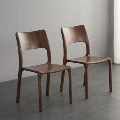 Altezza regolabile Disegno di lusso Sedile in materiale di legno Sedile da pranzo semplice e conciso Sedile da pranzo in legno massello per posti a sedere comodi