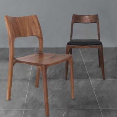 Altezza regolabile Disegno di lusso Sedile in materiale di legno Sedile da pranzo semplice e conciso Sedile da pranzo in legno massello per posti a sedere comodi