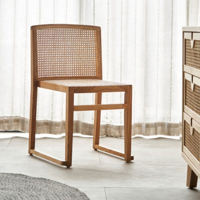 Spazio risparmiato Stagliamento Sedie da pranzo in legno rotano Stile nordico moderno per una cucina comoda