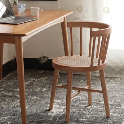 Soggiorno Ocio Ristorante medievale Sedile da pranzo con design in legno retrò e limite di peso di 120 kg