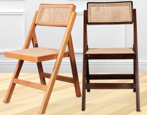 Sedie da giardino ripieghevoli in rotino per sedute confortevoli