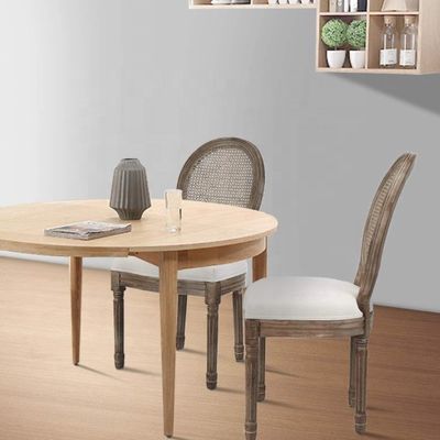 Sedia a braccio in legno regolabile in altezza in stile di design europeo per ristoranti di lusso francesi vintage