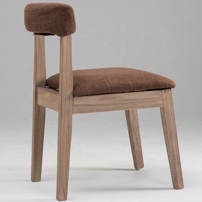 Buona sedia da pranzo di lusso personalizzata con lavorazione squisita e materiale di sedile in legno in pelle