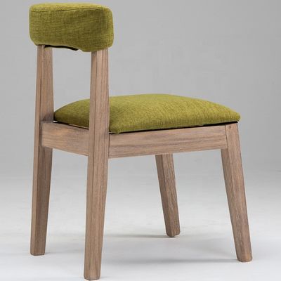 Buona sedia da pranzo di lusso personalizzata con lavorazione squisita e materiale di sedile in legno in pelle