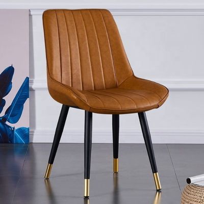 Moderno stile di design metal Leg Leisure Chair per Home Office e Coffee Shop Sala da pranzo