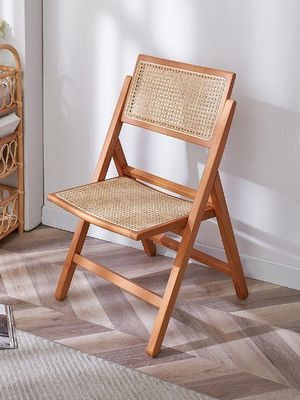 Imballaggio postale Sedie di rotino pieghevole durevoli per matrimoni e mobili per la sala da pranzo