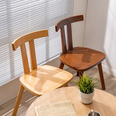 Mobili da ristorante Sedie in legno resistente con design moderno in legno di faggio