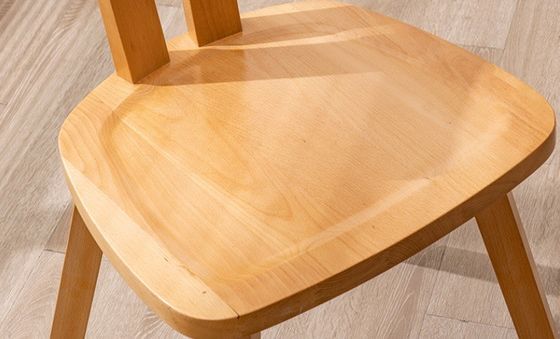 Mobili da ristorante Sedie in legno resistente con design moderno in legno di faggio