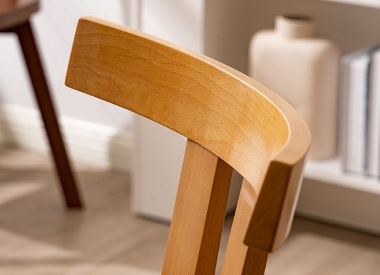 Mobili da ristorante Sedie in legno resistente con design moderno in legno di faggio