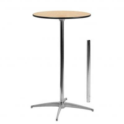 Tavolo rotondo in legno quadrato a colori personalizzati con telaio in metallo per cocktail da ristorante in design nordico moderno e semplice