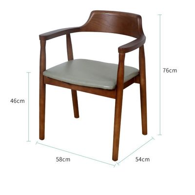 Sedia da pranzo in legno massello per ristoranti NO Servizio pieghevole e OEM accettato