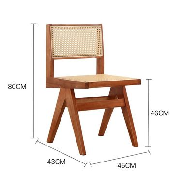 Home Arredamento Sala da pranzo Arredamento personalizzare lusso moderno sedile da rattan in legno massello